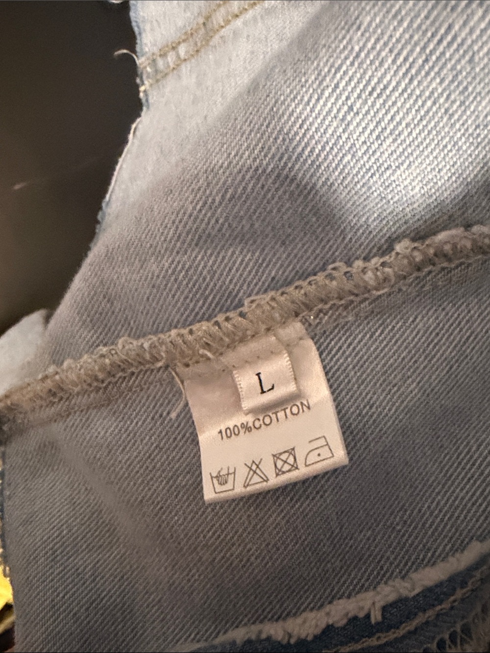 Dede Radd Light Blue Distressed Denim Jacket - Picture 3 of 3